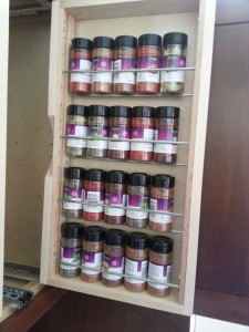 Vertical Pull Out Spice Racks