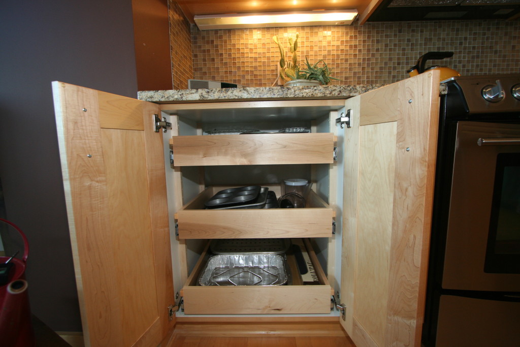 under sink roll outs maximize your cabinet space. www.helpyourshelves.com  Under  sink organization bathroom, Bathroom cabinet organization, Diy bathroom