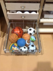 Roll Out Basket for Toys